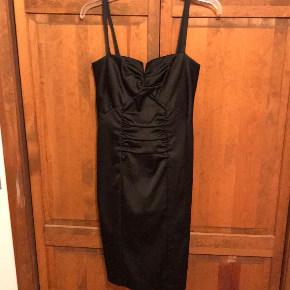 Black cocktail dress